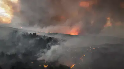 Çanakkale'de Neler Oluyor? Alevler Eceabat'a Dayandı, Köyler Boşaltıldı!