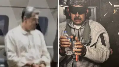 Bağlı Hâlde İlk Kare! Maduro’nun ABD Savaş Gemisindeki Fotoğrafı Paylaşıldı