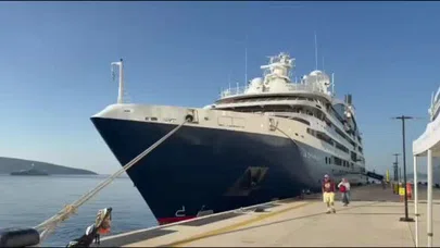 Bodrum Limanında Yoğun Gün! 3 Kruvaziyer Gemisiyle 650 Turist Geldi