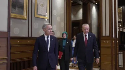 Cumhurbaşkanlığı Külliyesi’nde Diplomatik Buluşma: Erdoğan ve Carney Bir Araya Geldi