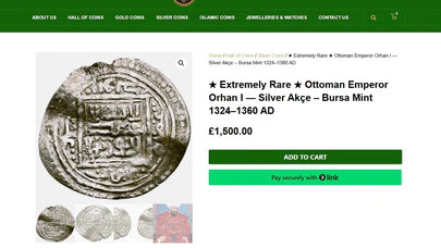 Nadir Osmanlı Akçesi Londra’da Satışa Çıkarıldı