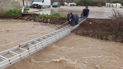 “Sağanak Muğla’yı Vurdu: Eşen Çayı Taştı, Mahsur Kalan 2 Kişi Kurtarıldı”
