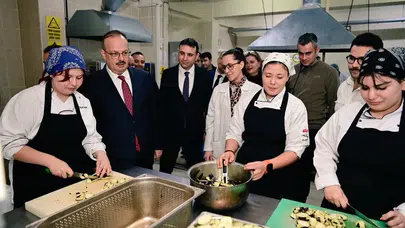 Vali Canbolat’tan Mesleki Eğitime Yakın Takip: Turizm Alanında Nitelikli İş Gücü Hedefleniyor