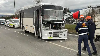 Bolu’da Zincirleme Kaza: İşçi Servisindeki 7 Kişi Yaralandı, 2 Gözaltı