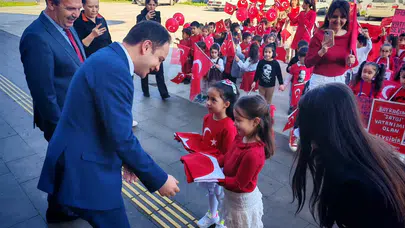 Karpuzlu’da Miniklerden Bayrağa Saygı: Anaokulu Öğrencilerinden Kaymakamlığa Anlamlı Ziyaret