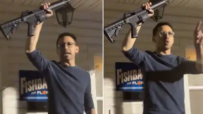 Cumhuriyetçi Aday Fishback Evinde Yangınla Karşılaştı, Sosyal Medyada Silahlı Video Paylaştı