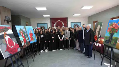 EMŞAV’dan 18 Mart’a Özel Sergi: 18 Lise Öğrencisinden 18 Eser