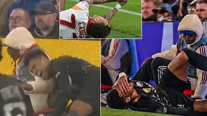 Şampiyonlar Ligi’nde Şok Anlar: PSG’li Desire Doue Saha Kenarında Sakatlandı