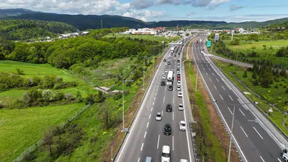 Kurban Bayramı Trafiği Kilitlendi! Bolu Dağı’nda Araçlar Durma Noktasına Geldi