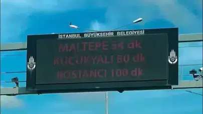 İstanbul'da Yaşanan Trafik Çilesi Kamerada! Görenler İnanamadı