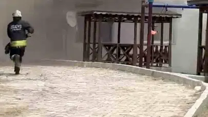 Bir Anda Alevler Yükseldi! Ev Sahipleri Büyük Şok Yaşadı
