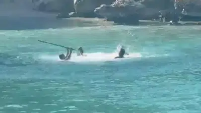 Tatil Gününde Kabus Yaşadı! Denizde Yüzerken Saldırıya Uğradı