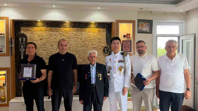 104 yaşındaki Kore Gazisi’ne Güney Kore’den vefa ziyareti