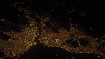 İstanbul uzaydan görüntülendi Astronotların çektiği kareler paylaşıldı