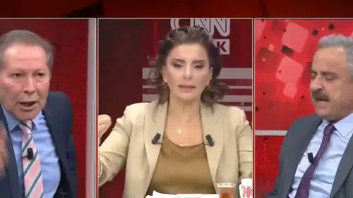 CNN Türk’te Sinan Burhan ve İsmail Dükel neden tartıştı? Masaya neden vuruldu?