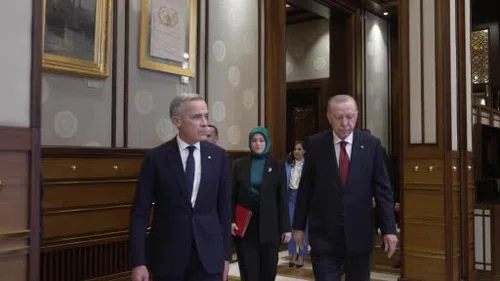 Cumhurbaşkanlığı Külliyesi’nde Diplomatik Buluşma: Erdoğan ve Carney Bir Araya Geldi