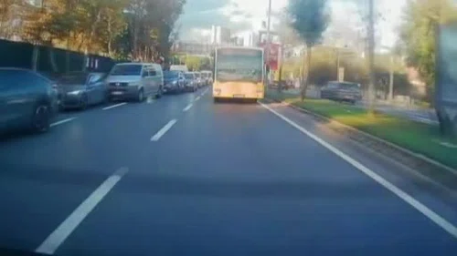 Sarıyer’de korkutan kaza! Cip karşı şeride geçip İETT otobüsüne çarptı