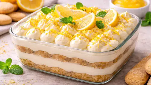 Ramazan Sofralarının Hafif Tatlısı: Limonlu Tiramisu Tarifi