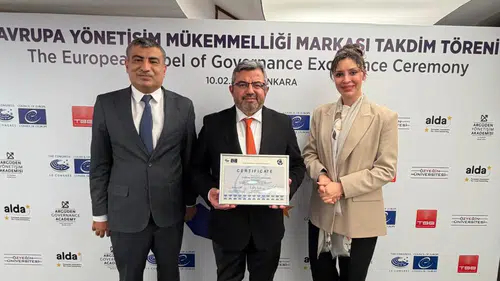 GAZİANTEP BÜYÜKŞEHİR’E AVRUPA’DAN YÖNETİŞİM ÖDÜLÜ!