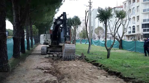 Menteşe Atatürk Bulvarı’nda yürüyüş ve bisiklet yolları baştan sona yenileniyor