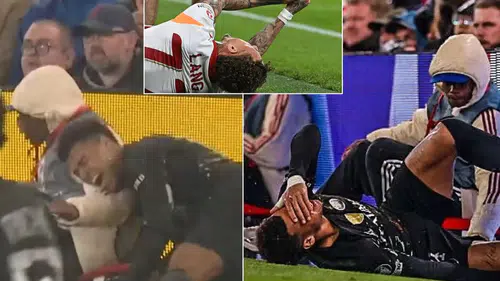 Şampiyonlar Ligi’nde Şok Anlar: PSG’li Desire Doue Saha Kenarında Sakatlandı