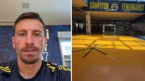 Mert Hakan Yandaş'tan Çok Konuşulan Hareket! Antrenmanda Yıldız Tilbe Açtı