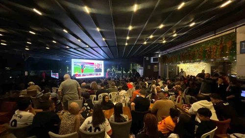 Çorum FK taraftarından Süper Lig coşkusu: Galatasaray maçını birlikte izlediler
