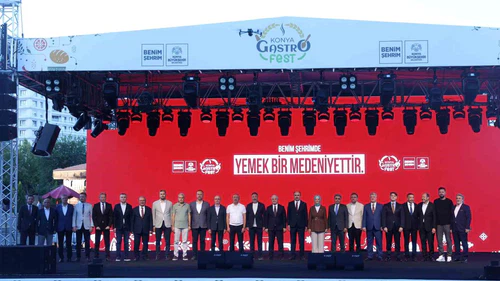 Konya GastroFest büyük coşkuyla başladı