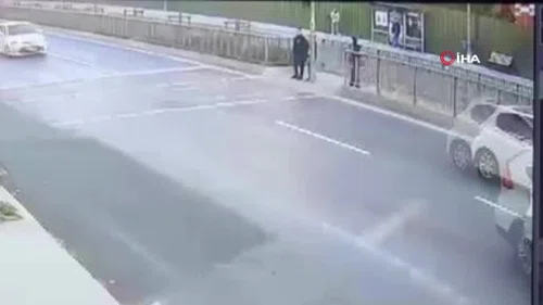 Küçükçekmece’de otobüs durağına dalan sürücü hakim karşısına çıktı