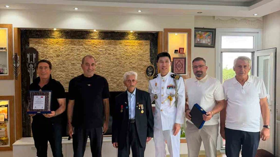 104 yaşındaki Kore Gazisi’ne Güney Kore’den vefa ziyareti