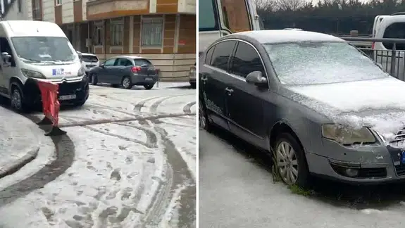 Bir Anda Bastırdı… İstanbul Beyaza Büründü, Herkes Hazırlıksız Yakaland