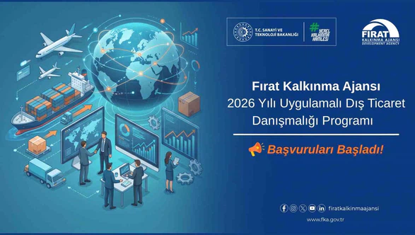 Fırat Kalkınma Ajansı’ndan İşletmelere Ücretsiz İhracat Desteği! Son Gün 4 Kasım