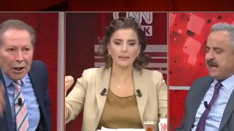 CNN Türk’te Sinan Burhan ve İsmail Dükel neden tartıştı? Masaya neden vuruldu?