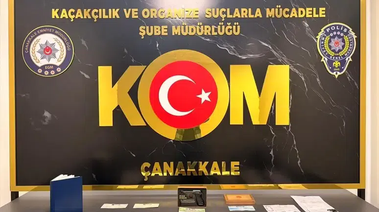 Çanakkale Biga’da Tefecilik İddiası: Çok Sayıda Senet ve Ruhsatsız Tabanca Bulundu