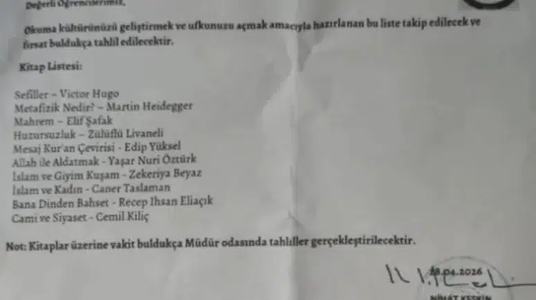 Pendik’te İmam Hatip Ortaokulunda Kriz! Müdür Açığa Alındı