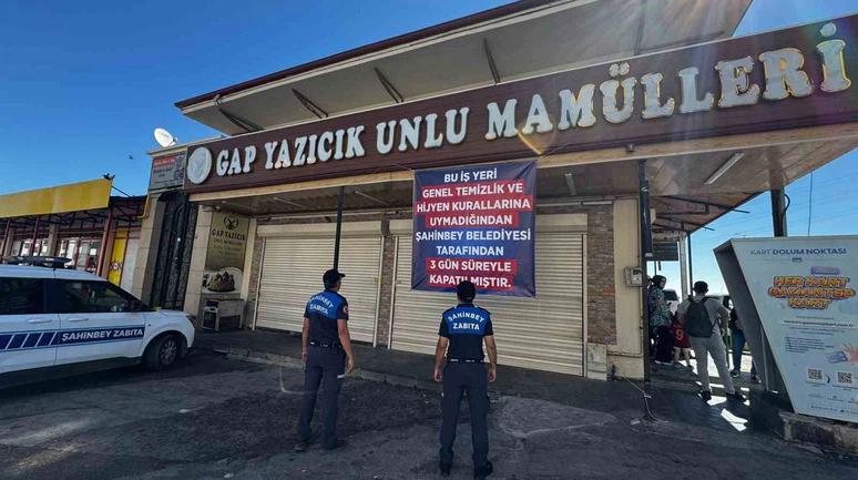 Şahinbey’de hijyen kurallarına uymayan fırın mühürlendi: 3 gün kapalı kalacak