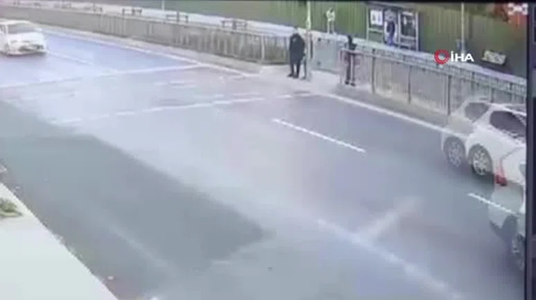 Küçükçekmece’de otobüs durağına dalan sürücü hakim karşısına çıktı