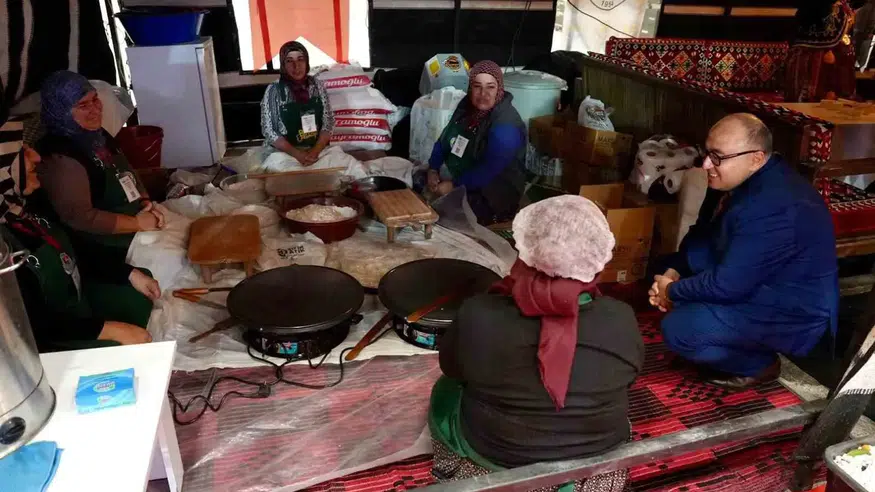 Yörüklerin “Kıl Çadırı” Kuruldu, EMITT Fuarının Gözdesi Oldu
