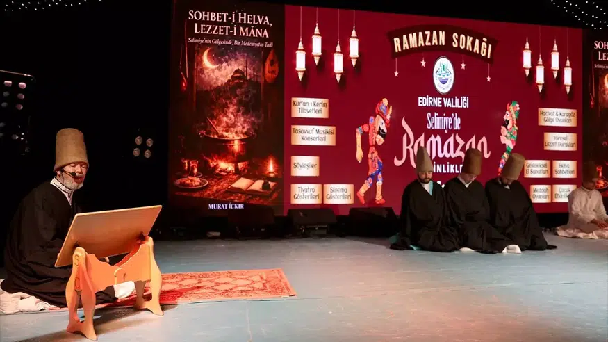 Edirne Ramazan Sokağı’nda Helva Sohbetleri Yeniden Canlandı