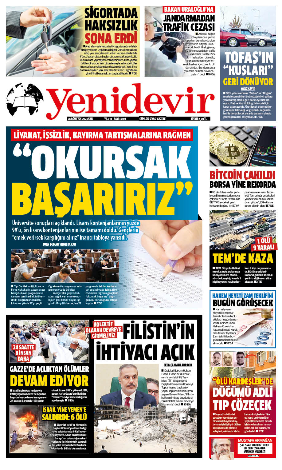 https://www.yenidevirgazetesi.com/26 AĞUSTOS 2025 SALI