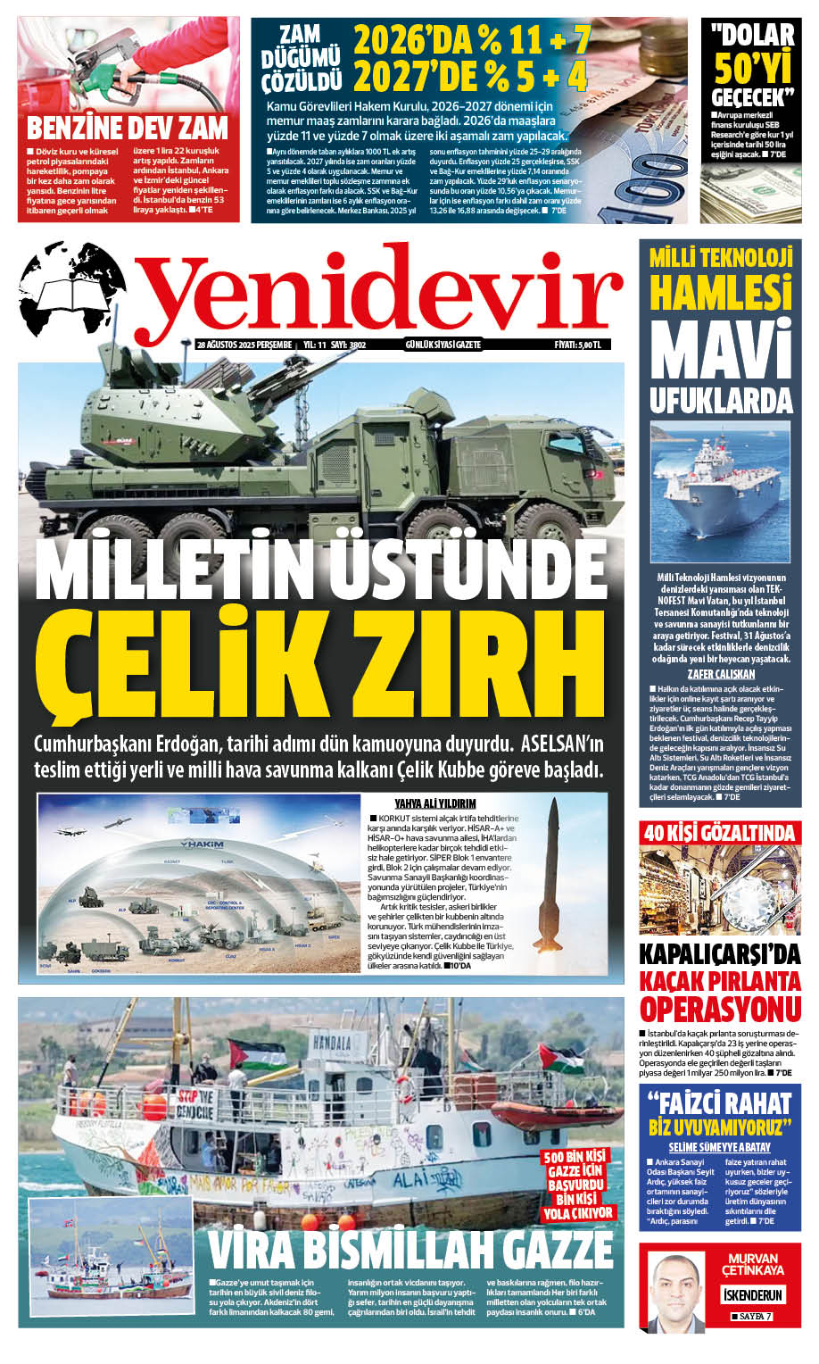 https://www.yenidevirgazetesi.com/28 AĞUSTOS 2025 PERŞEMBE