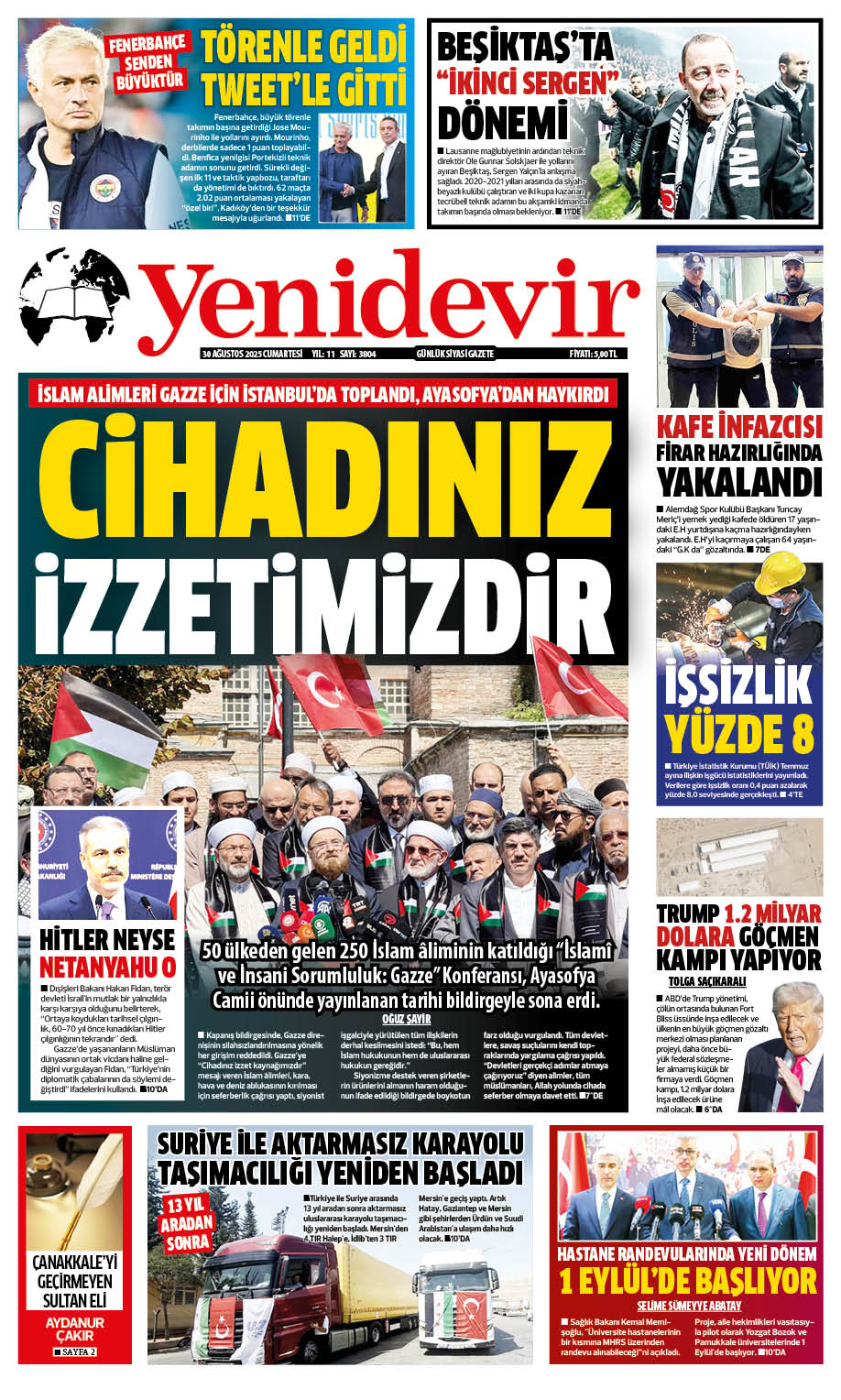 https://www.yenidevirgazetesi.com/30 AĞUSTOS 2025 CUMARTESİ