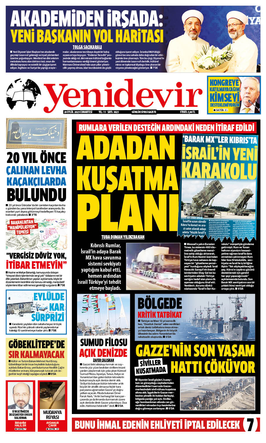 https://www.yenidevirgazetesi.com/20 EYLÜL 2025 CUMARTESİ