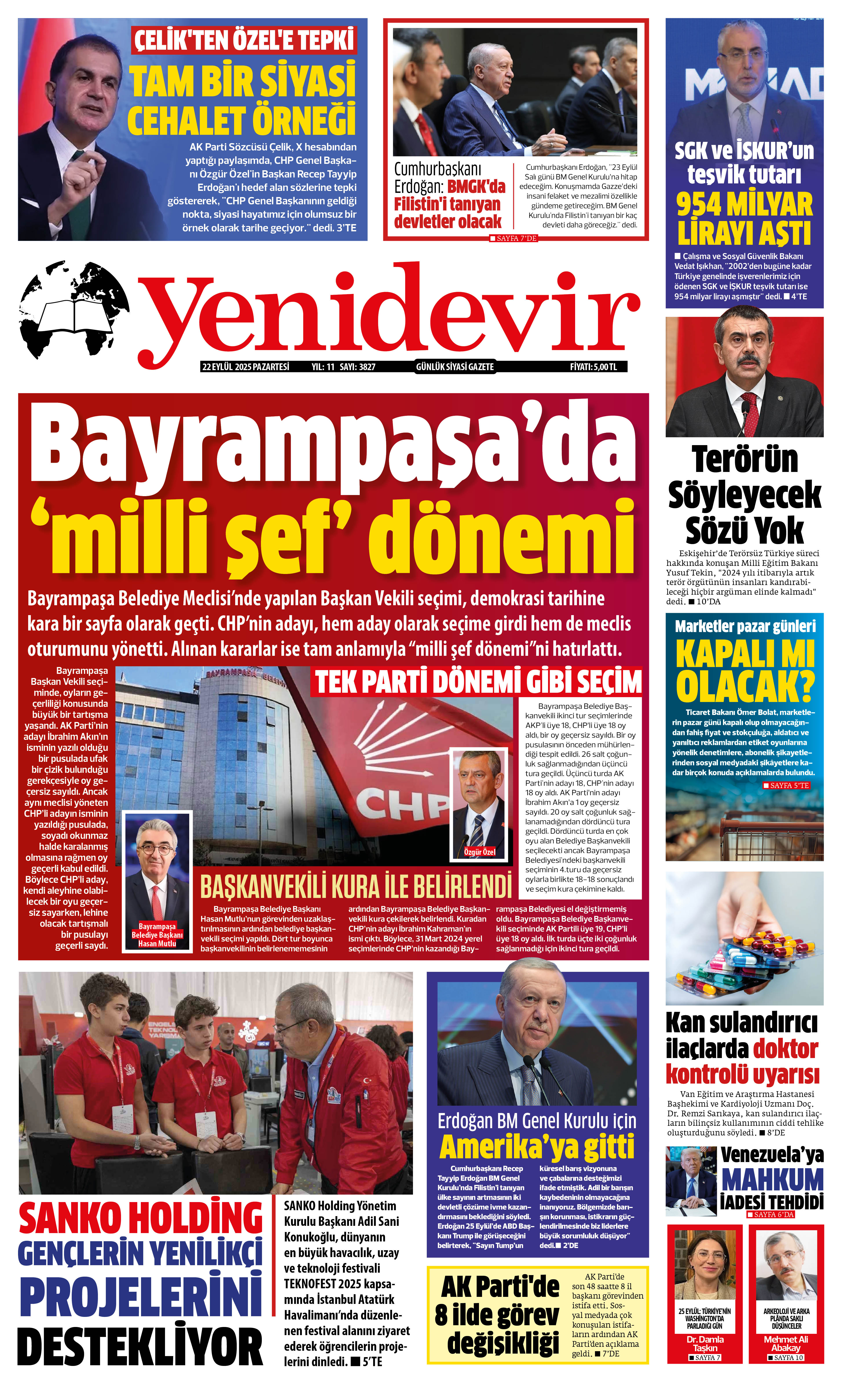 https://www.yenidevirgazetesi.com/22 EYLÜL 2025 PAZARTESİ