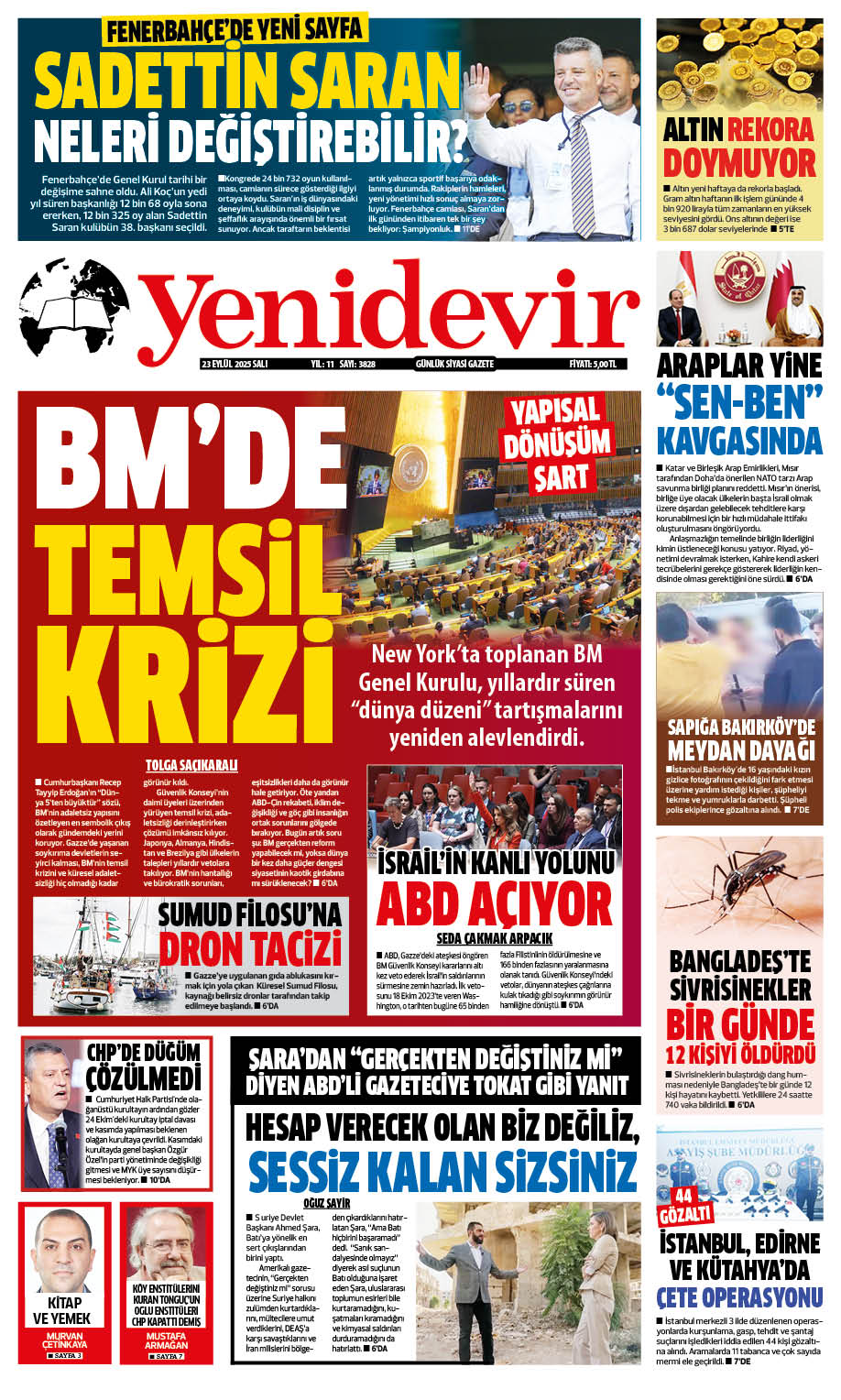 https://www.yenidevirgazetesi.com/23 EYLÜL 2025 SALI