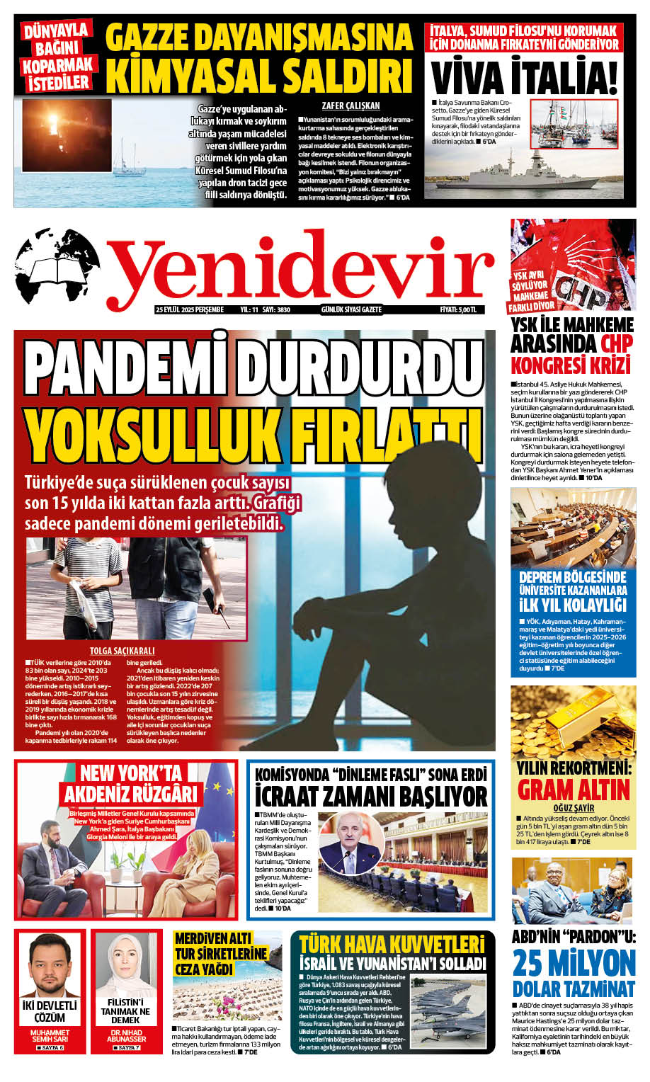 https://www.yenidevirgazetesi.com/25 EYLÜL 2025 PERŞEMBE