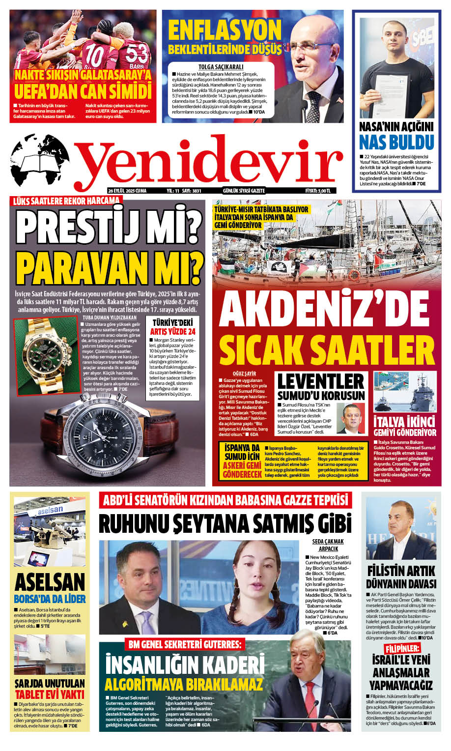 https://www.yenidevirgazetesi.com/26 EYLÜL 2025 CUMA