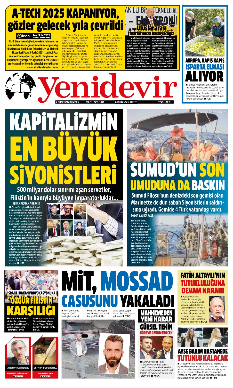 https://www.yenidevirgazetesi.com/4 EKİM 2025 CUMARTESİ