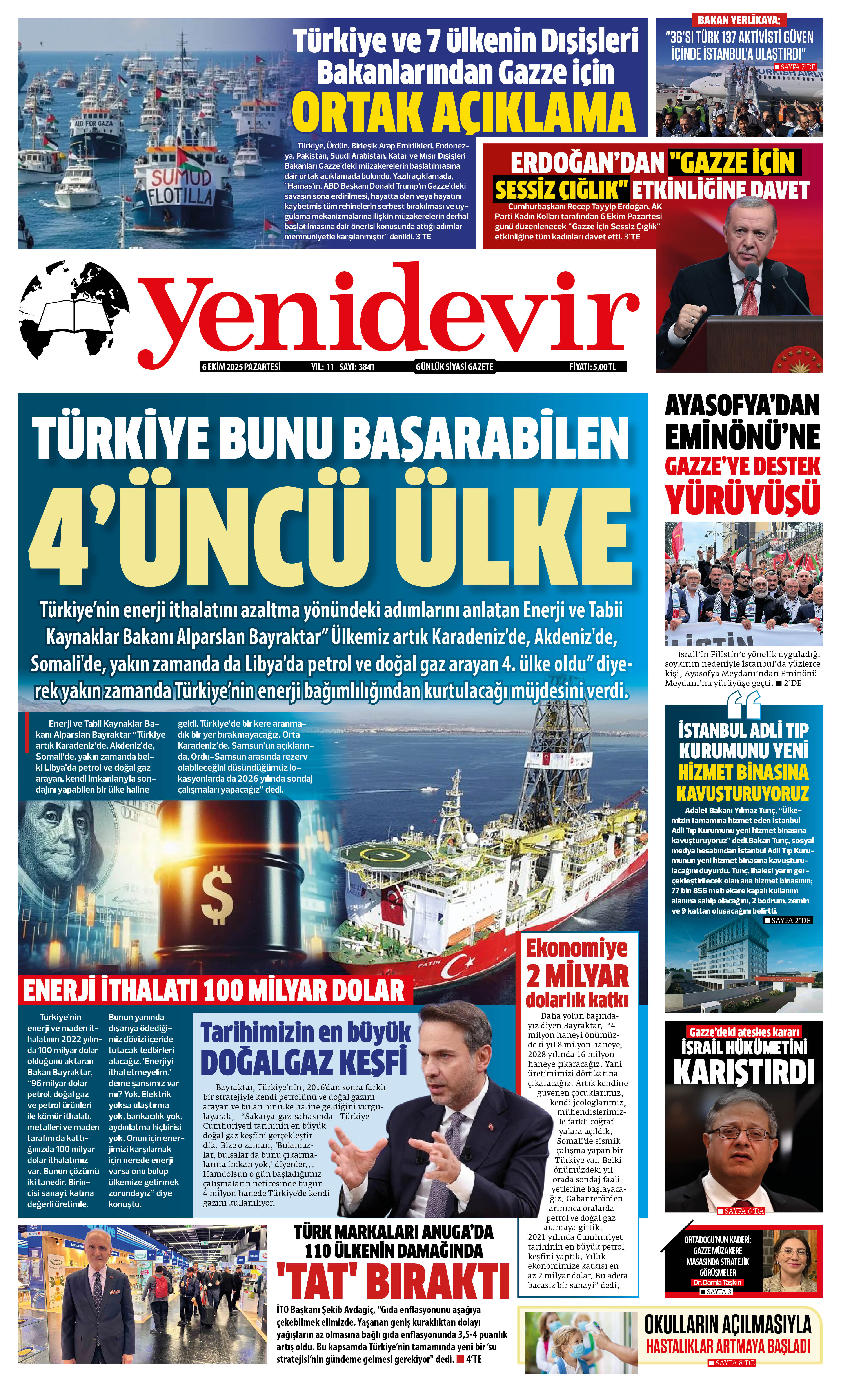 https://www.yenidevirgazetesi.com/6 EKİM 2025 PAZARTESİ