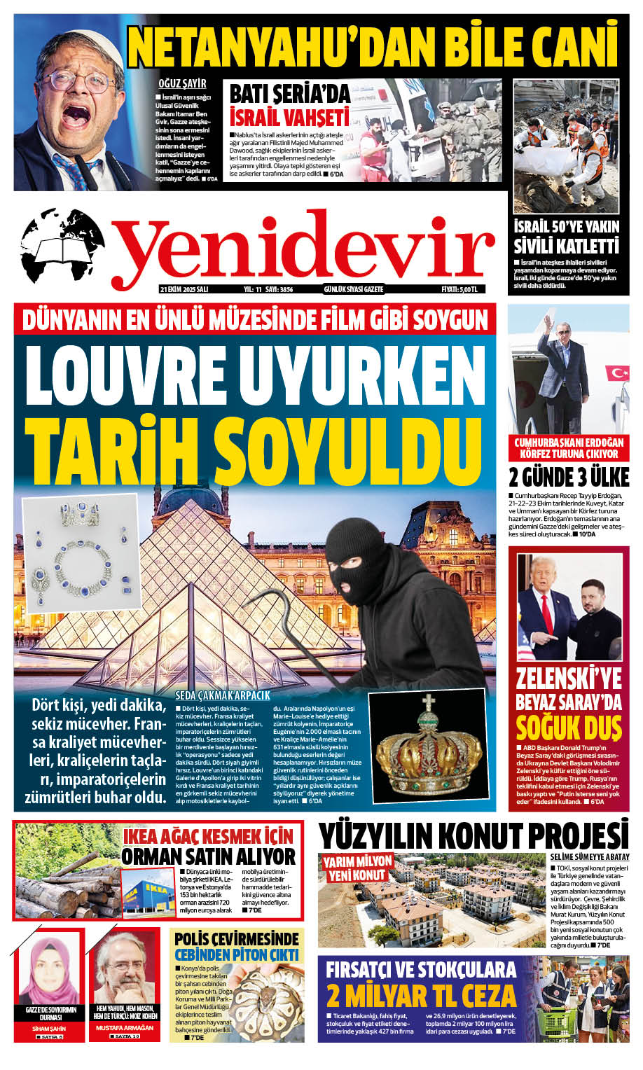 https://www.yenidevirgazetesi.com/21 EKİM 2025 SALI